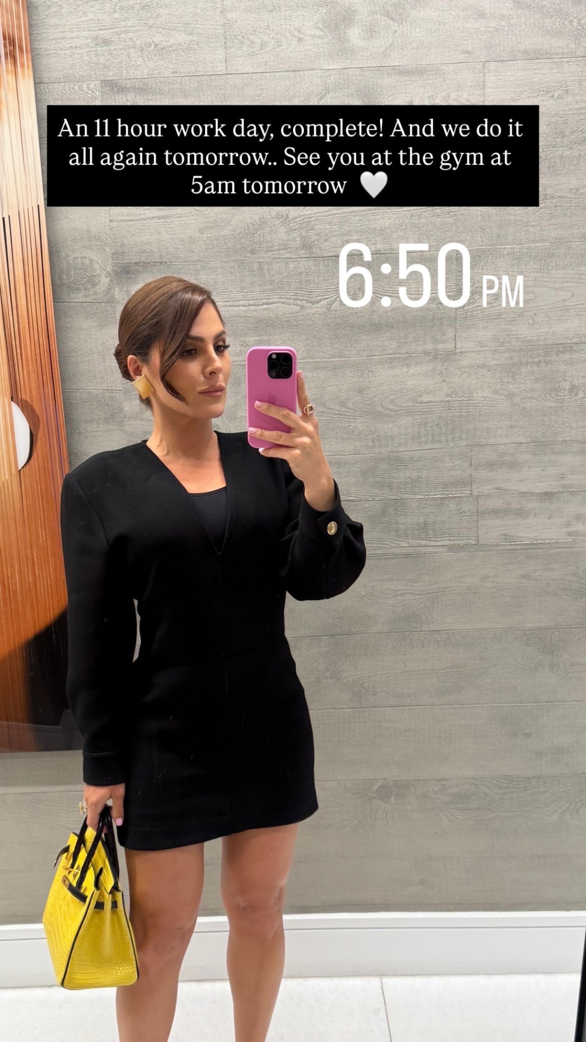This long sleeve black mini dress got me through my 11 hour work day! Feeling professional and chic 🖤

#LTKStyleTip