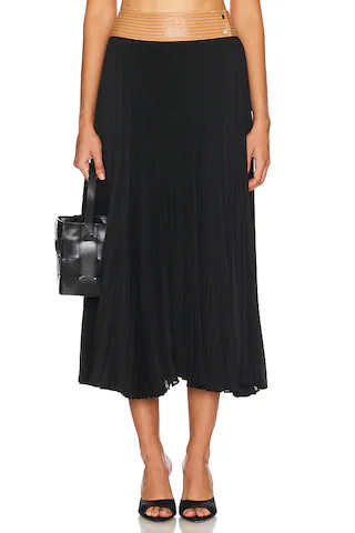 Alexis Tanisa Skirt in Saddle & Black from Revolve.com | Revolve Clothing (Global)
