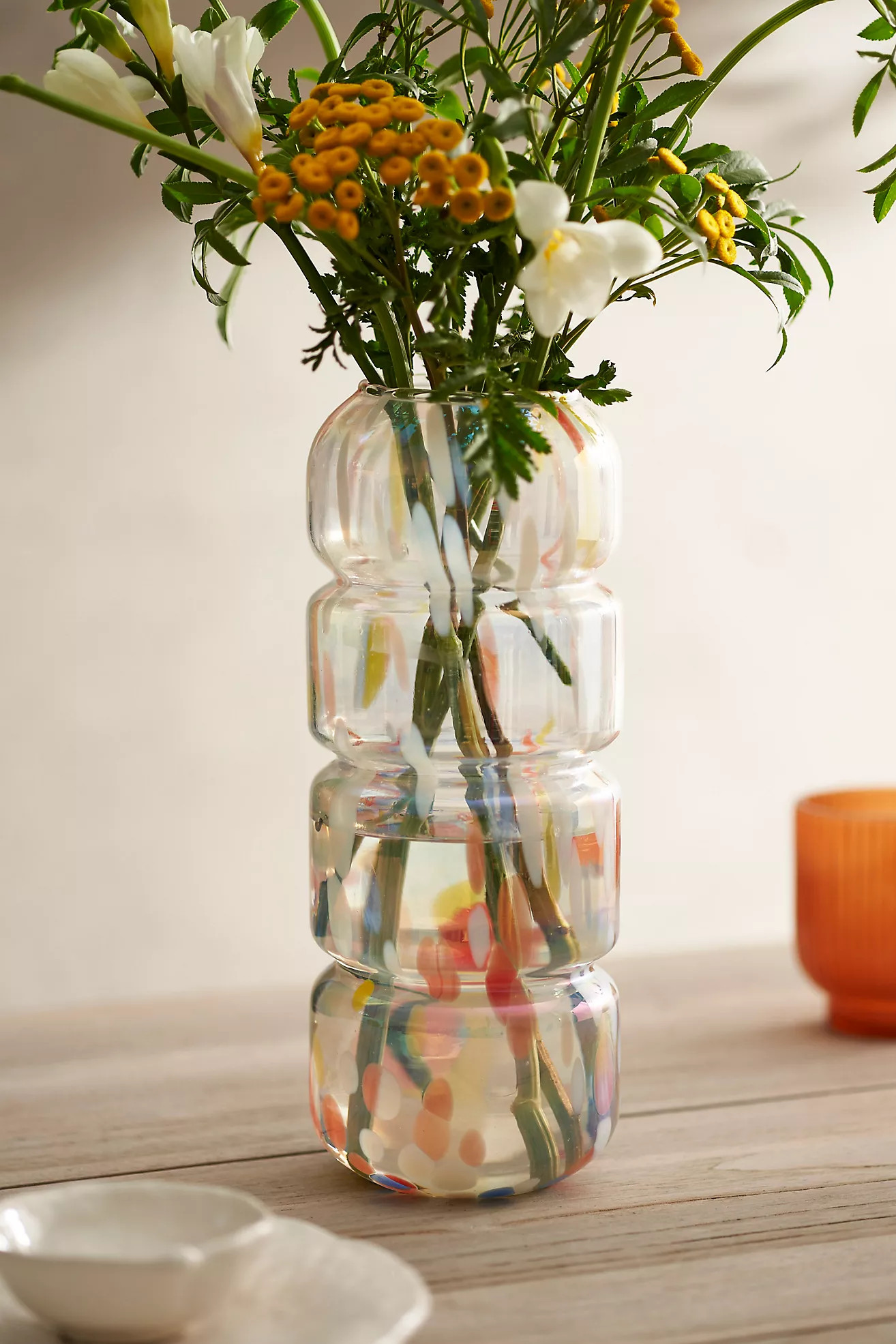 Luster Confetti Bubble Quartet Vase | Anthropologie (US)