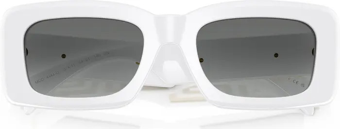 Versace 54mm Gradient Rectangular Sunglasses | Nordstrom | Nordstrom