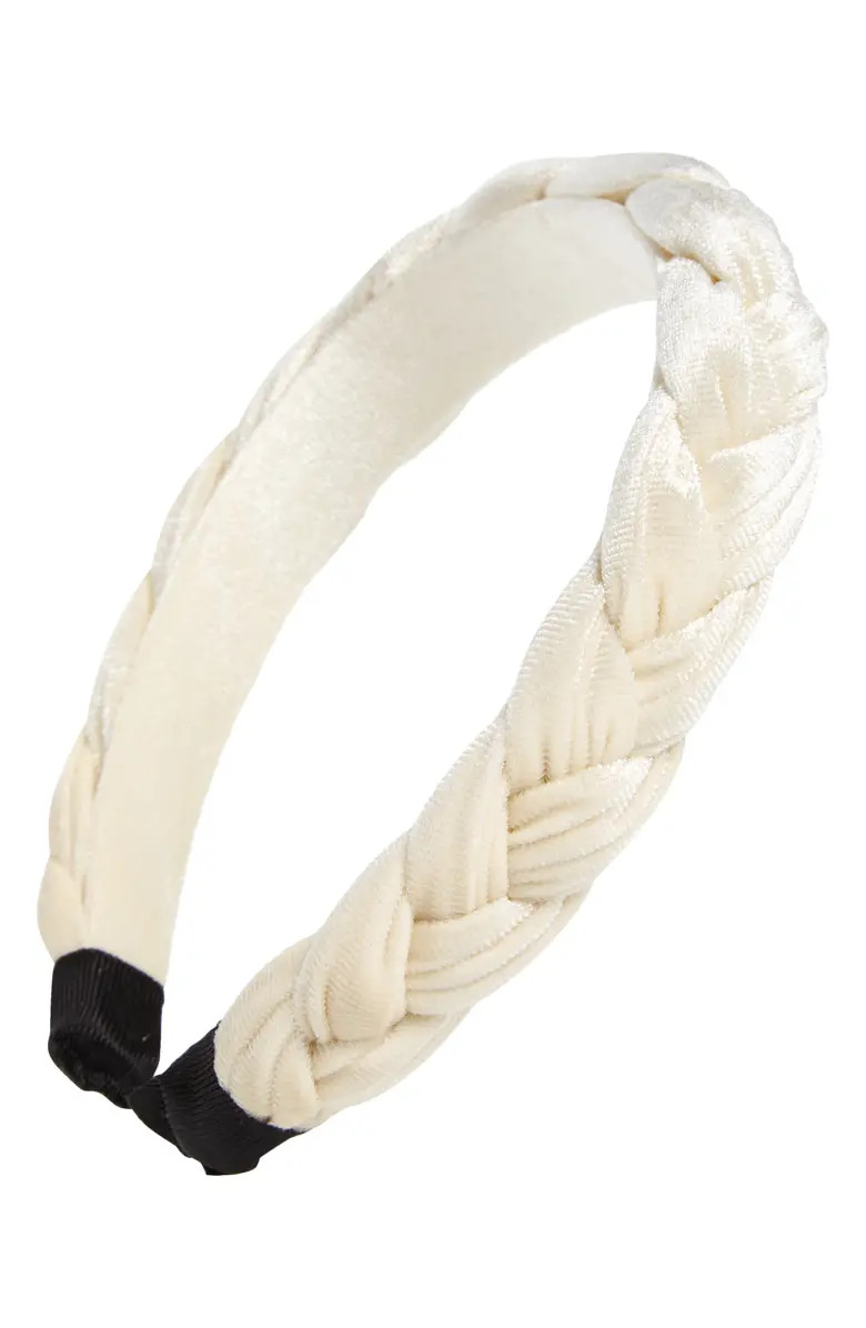 Braided Velvet Headband | Nordstrom