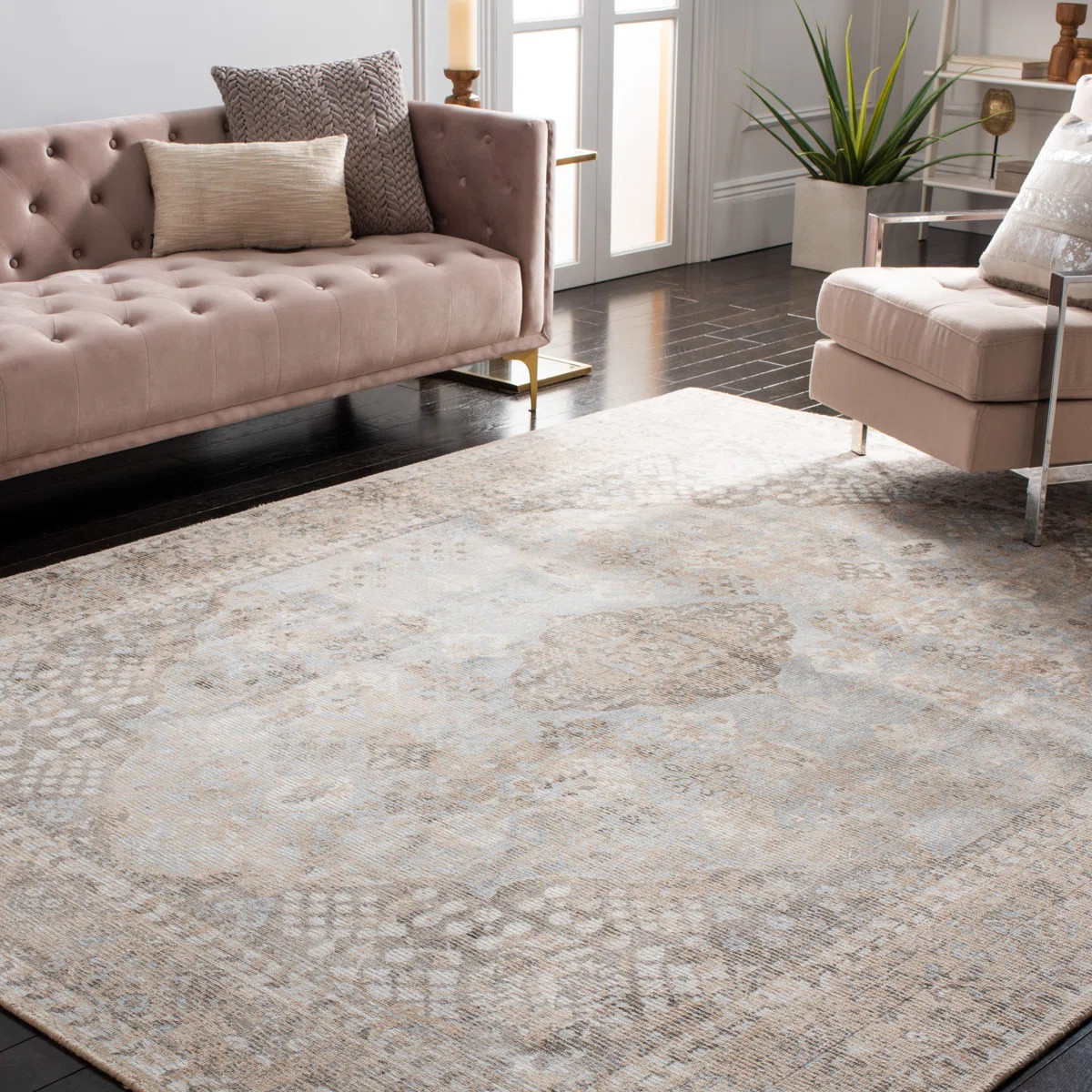 Oakland Hand Loomed Wool/Viscose Oriental Rug in Sand/Beige | Wayfair North America