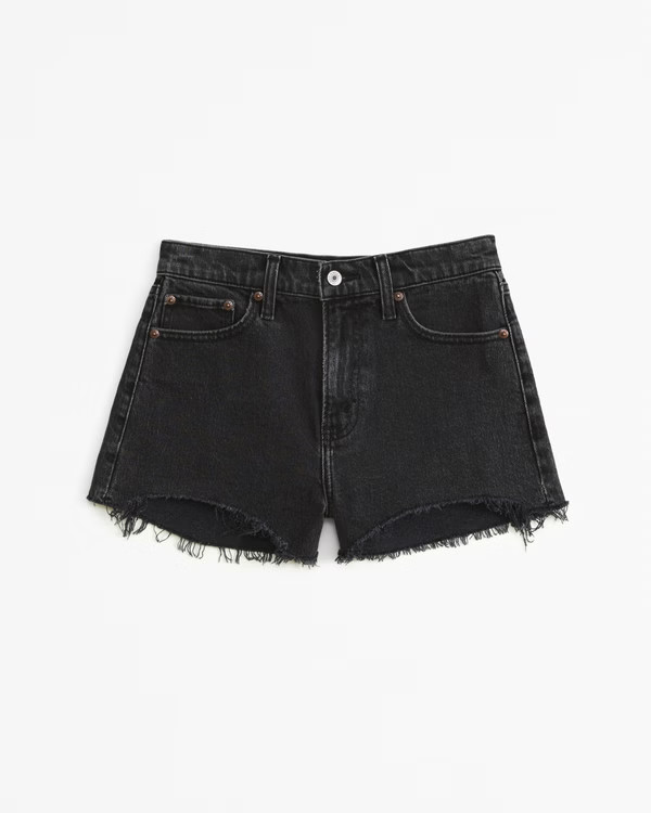 Women's High Rise Mom Short | Women's Clearance | Abercrombie.com | Abercrombie & Fitch (US)