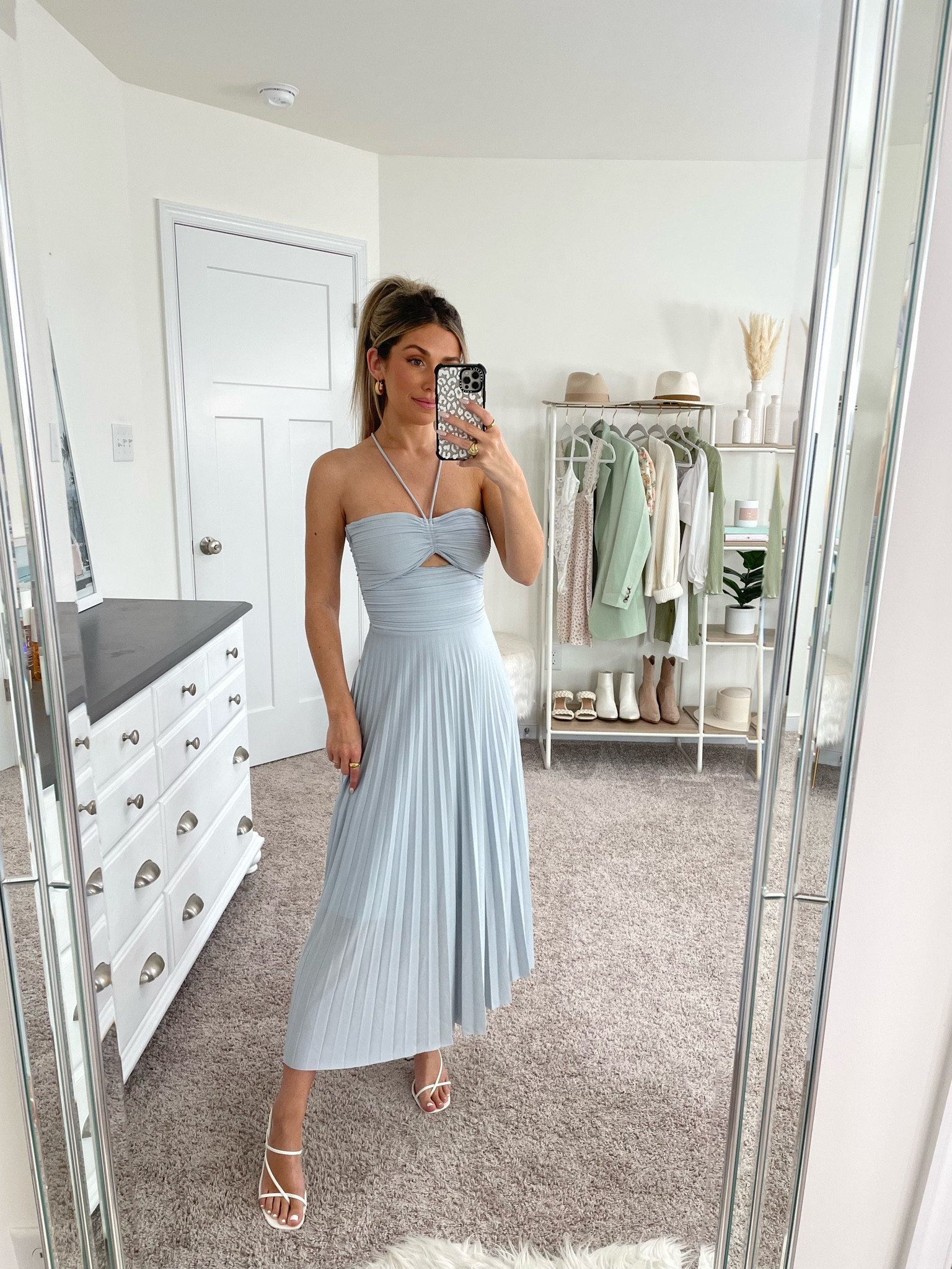 GORGEOUS blue H&M dress! wearing an xs! 

wedding guest dress, event dress, summer dress, midi dress, blue dress 

#LTKstyletip #LTKunder50 #LTKwedding