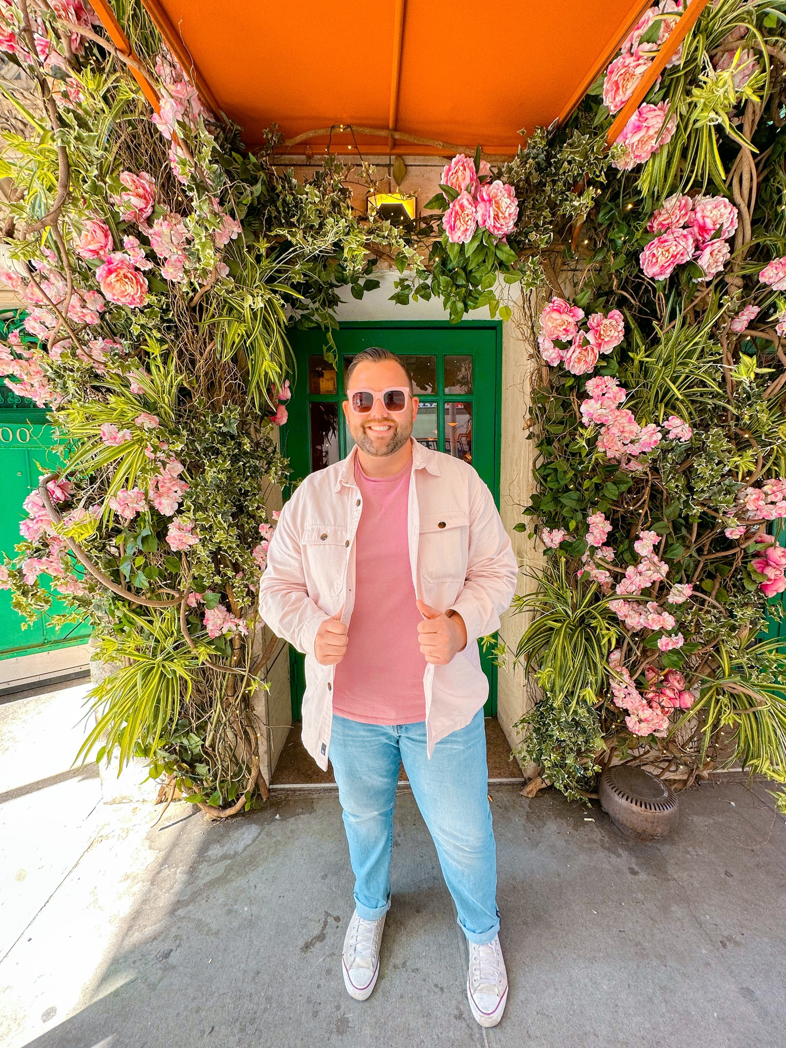 Love this pink outfit I work in NYC! Sunglasses are sold out but linked some other fun pink ones!

#LTKunder50 #LTKtravel #LTKstyletip