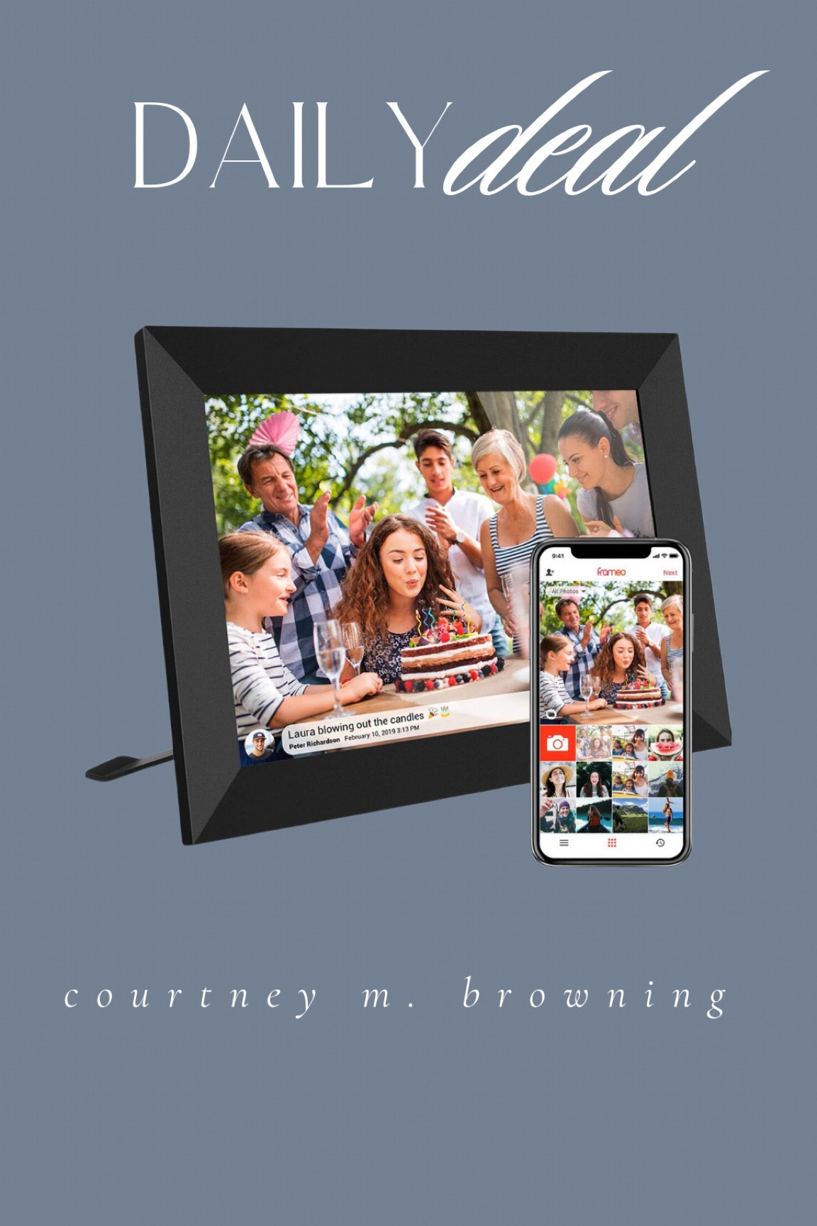 Digital photo frame, gift idea, electronic frame, digital frame, WiFi frame, home decor 

#LTKHome