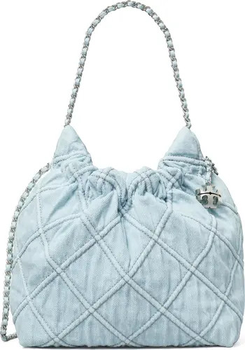 Fleming Quilted Denim Hobo Bag | Nordstrom