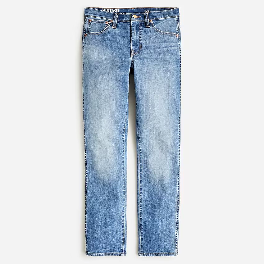 9" vintage slim-straight jean in Windflower wash | J.Crew US