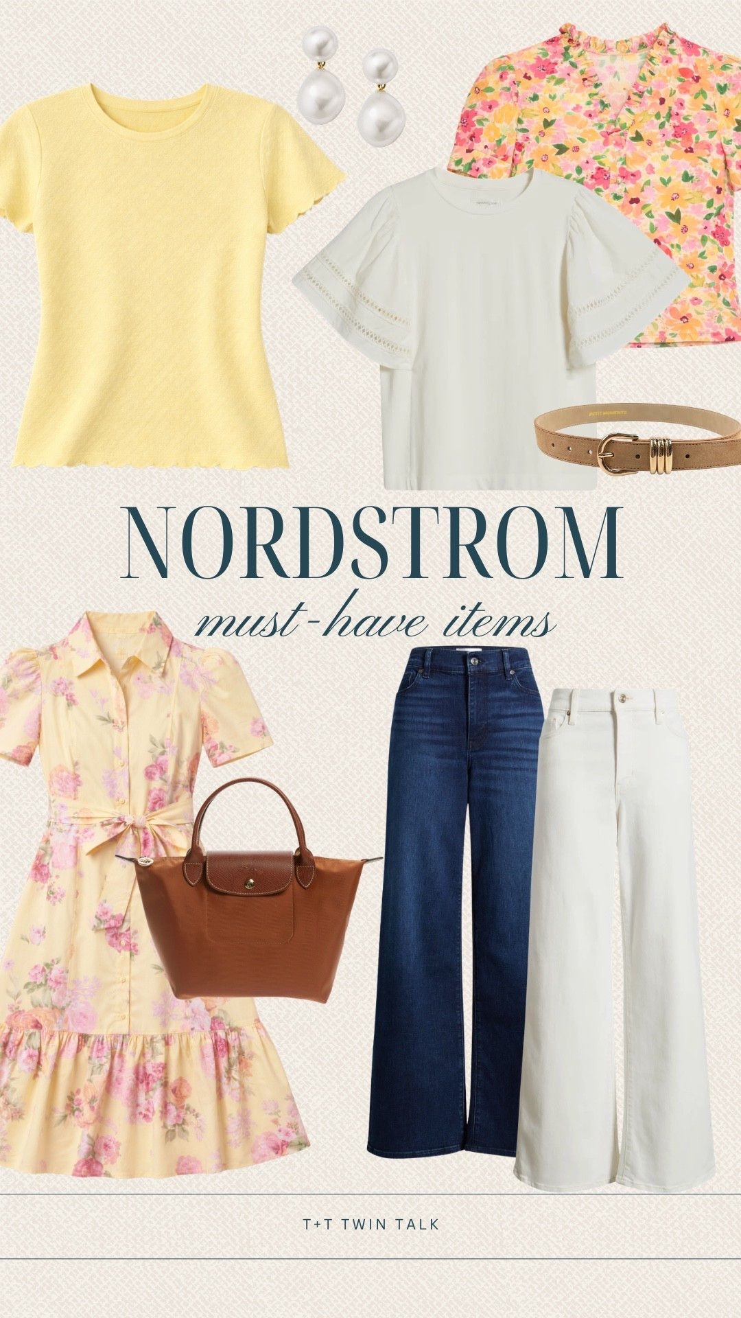 We picked out some Nordstrom must-haves! The white pants pair nicely with the floral tops for a lighter outfit. This would be perfect for brunch or a girls day out!

#LTKSeasonal #LTKOver40 #LTKootd