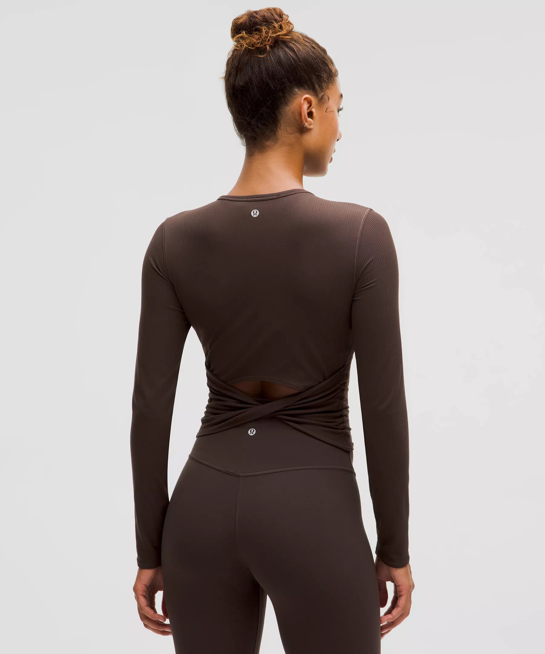All It Takes Back-Twist Ribbed Long-Sleeve Shirt | Women's Long Sleeve Shirts | lululemon | Lululemon (US)