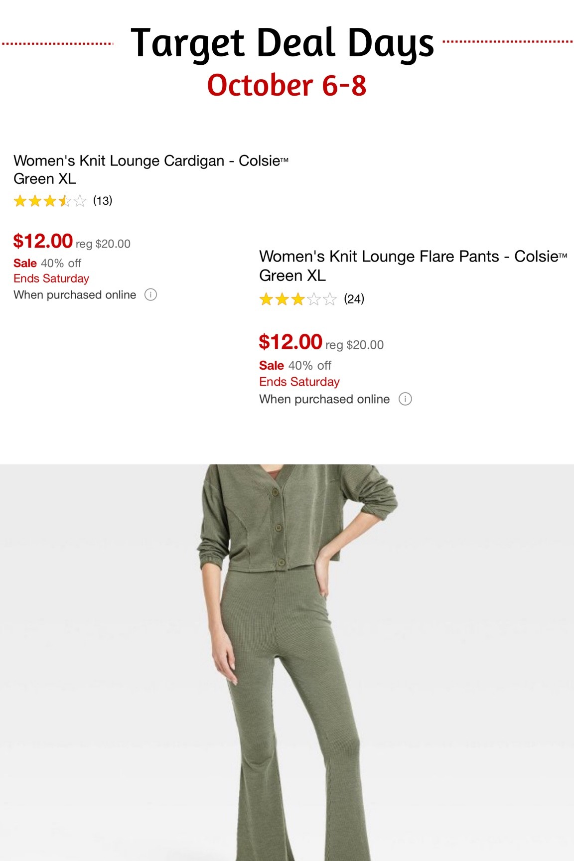 Target deal days. October 6-8th early Black Friday deals for three days!!! Loungewear from target

#LTKsalealert