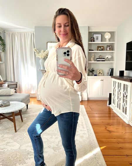 Maternity top and jeans, maternity outfit, bump style, home decor on Black Friday sale, easy pregnancy outfit 

#LTKfamily #LTKHolidaySale #LTKbump