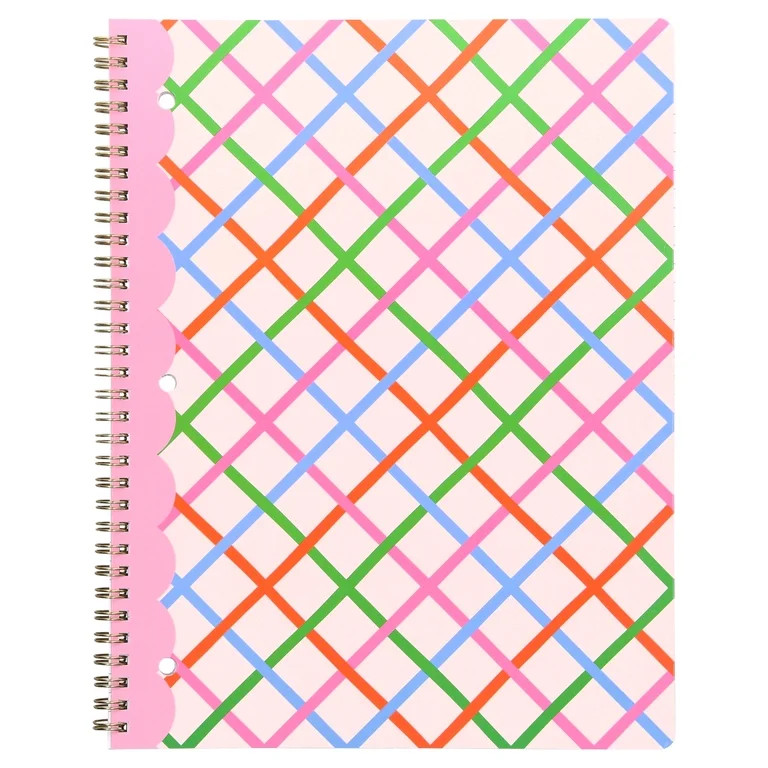 Pen+Gear College Ruled 1-Subject Notebook, 8.5" x 11", Multicolor Weave, 80 Sheets | Walmart (US)