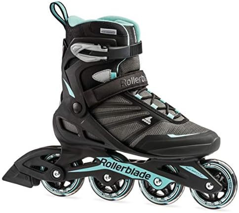 Rollerblade Zetrablade Women's Adult Fitness Inline Skate, Black and Light Blue, Performance Inline  | Amazon (US)