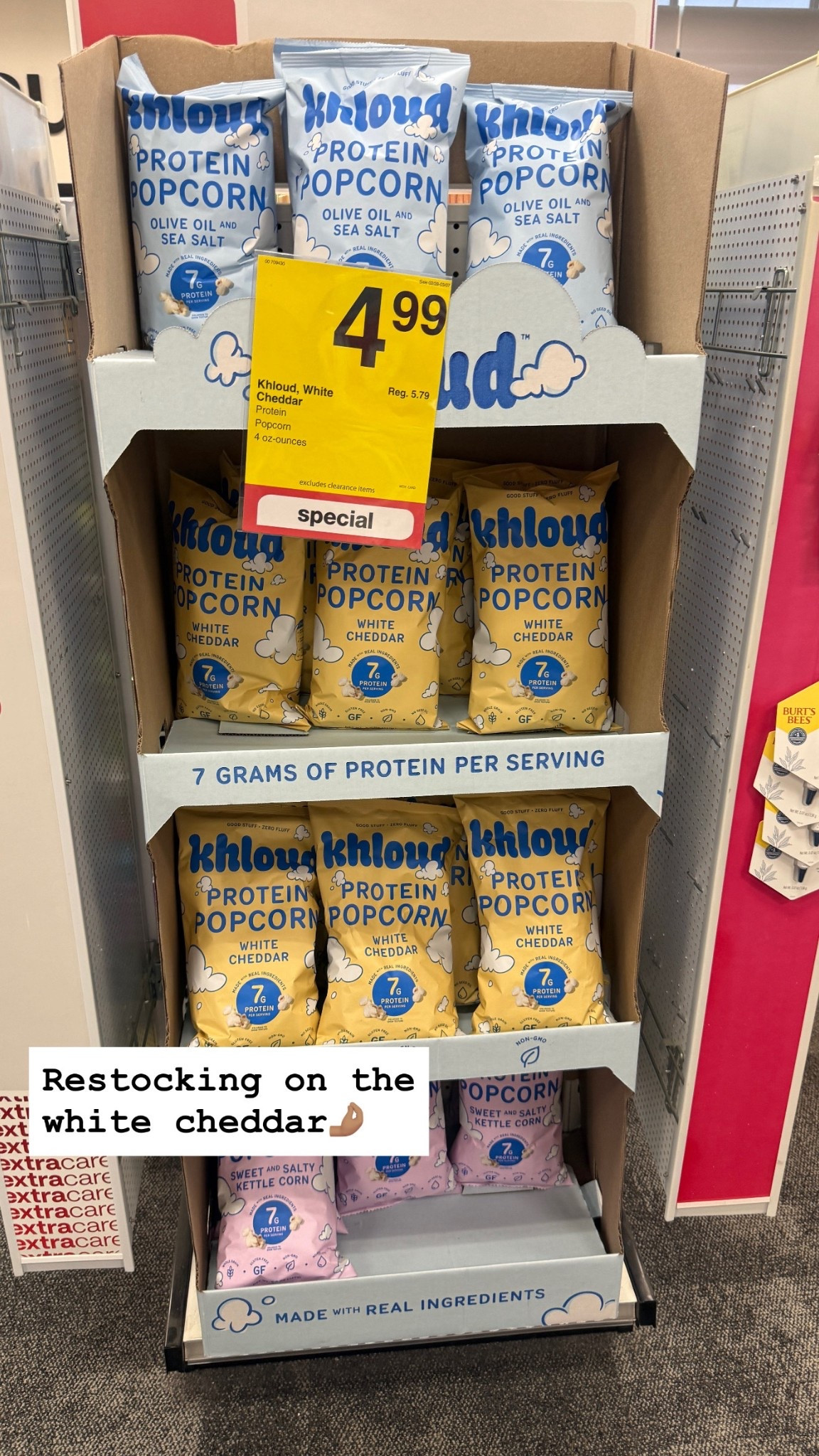 Love this white cheddar popcorn!

Healthy snacks 
Khloud protein popcorn

#LTKdayinmylife #LTKfitnessgoals #LTKmomlife