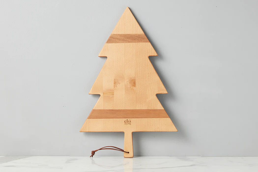 Solid Blonde Mod Tree Charcuterie Board, Large | etúHOME