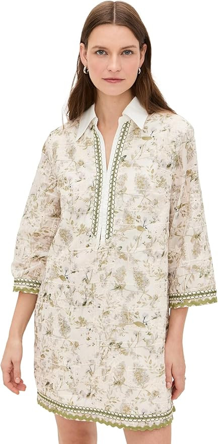 English Factory Women's Floral Embroidery Mini Dress | Amazon (US)