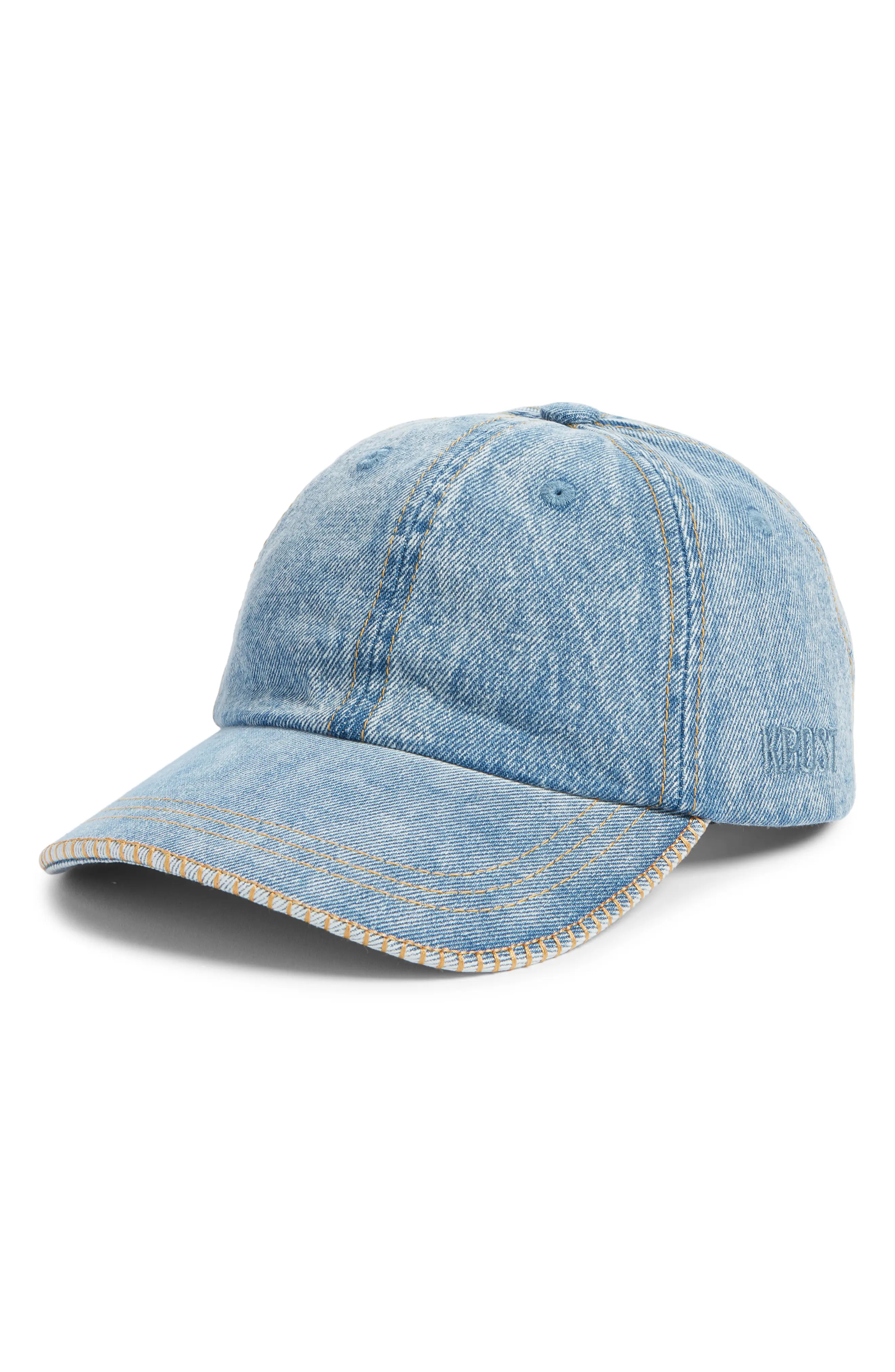 KROST Denim Adjustable Baseball Cap in Medium Wash at Nordstrom | Nordstrom