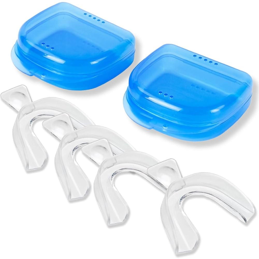 Moldable Teeth Trays for Whitening - 4 Pcs Trays with 2 Pcs Cases - Compatible with Opalescence T... | Amazon (US)