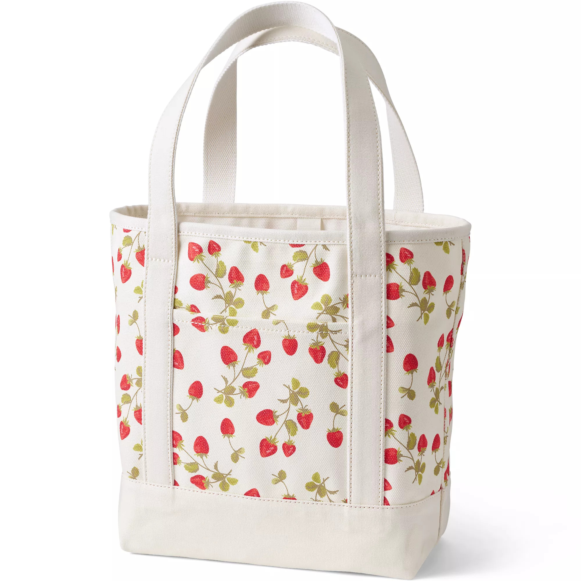 Medium Print 5 Pocket Open Top Canvas Tote Bag | Lands' End (US)