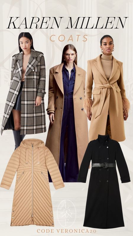 favorite coats from Karen Millen. Use code VERONCA20 for an additional 20% off your purchase. #MyKM 

#LTKSeasonal #LTKsalealert #LTKworkwear