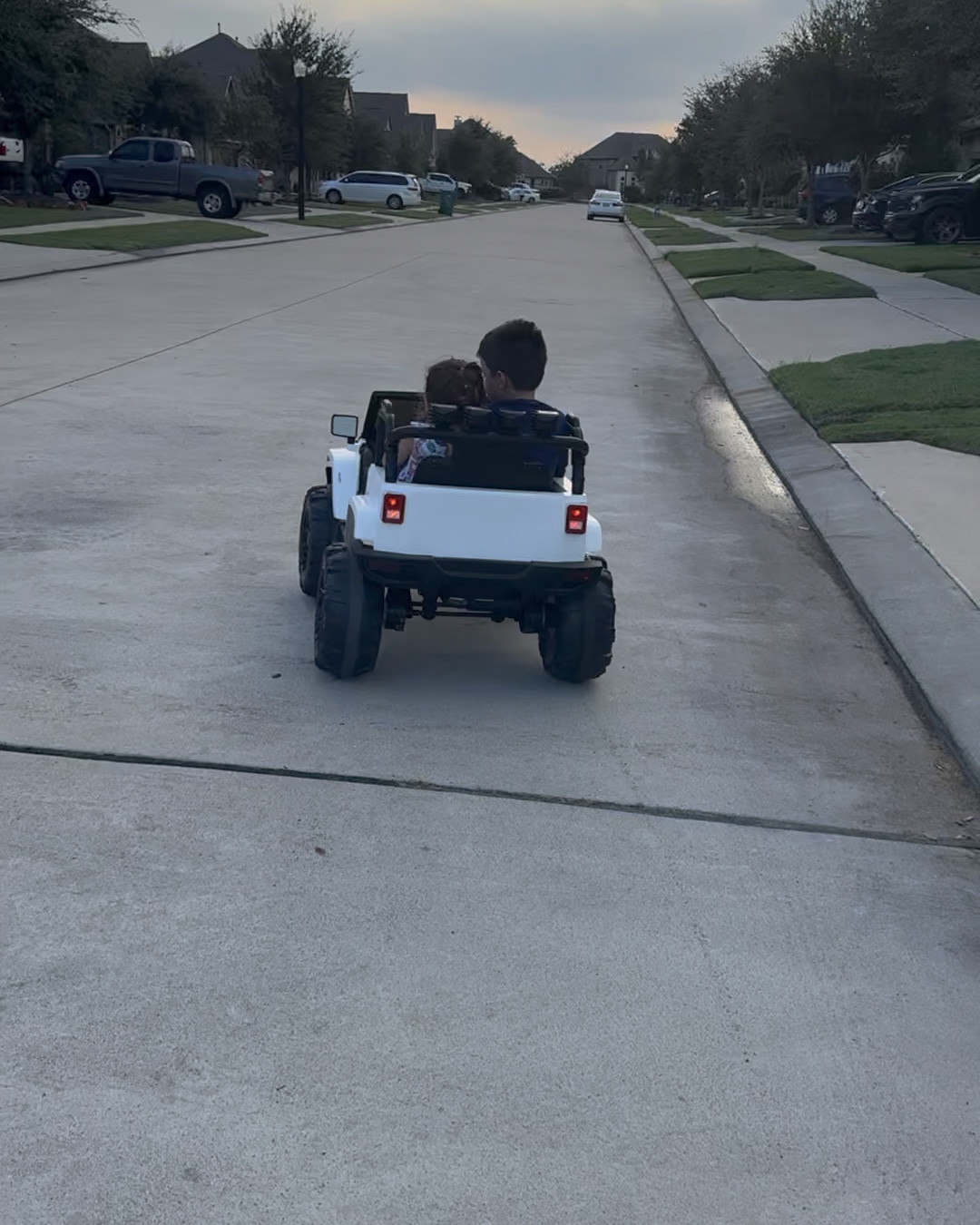 We’ve had this Jeep for three years! It’s been a great purchase. The battery finally died so we purchased a new (very affordable) one from Amazon. This is technically a one seater, but two small kids can fit in it. There is a remote for parents. This would make a great Christmas present!

#LTKSeasonal #LTKKids #LTKFamily