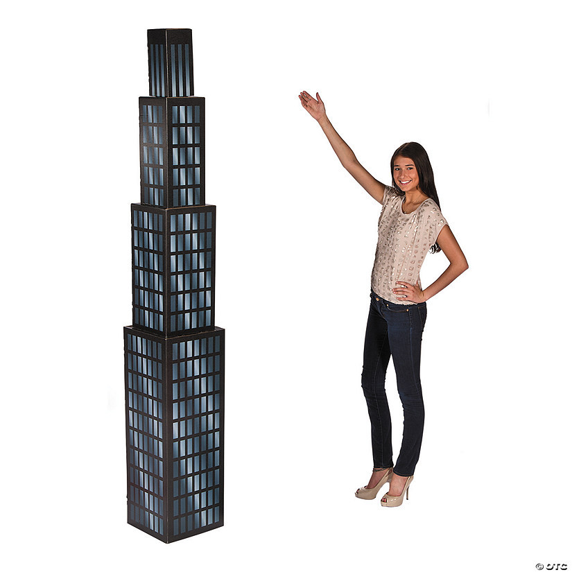8 Ft. Large Skyscraper Cardboard Cutout Stand-Up | Oriental Trading Company