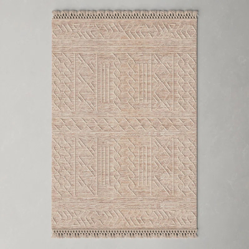 Alexandra Handmade Flatweave Beige/Brown Rug | Wayfair North America