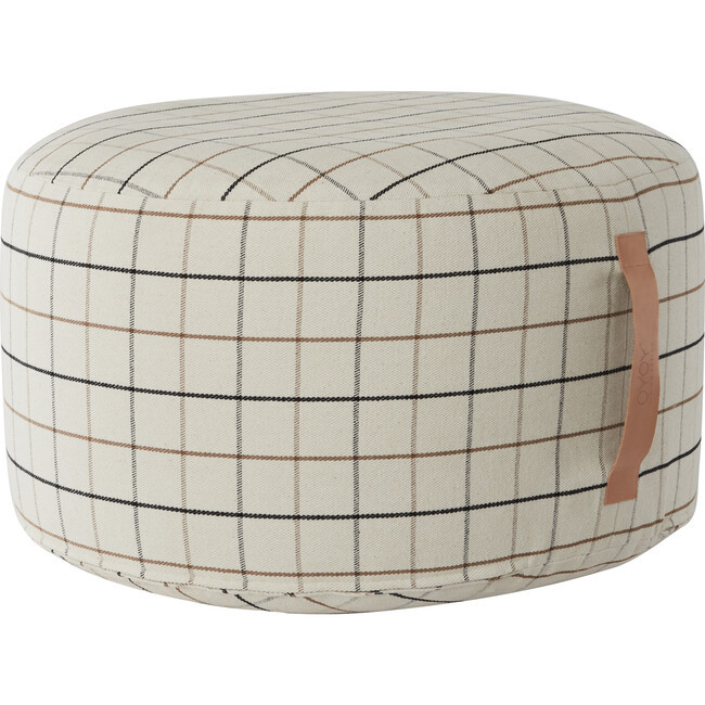 Grid Pouf, Large | Maisonette
