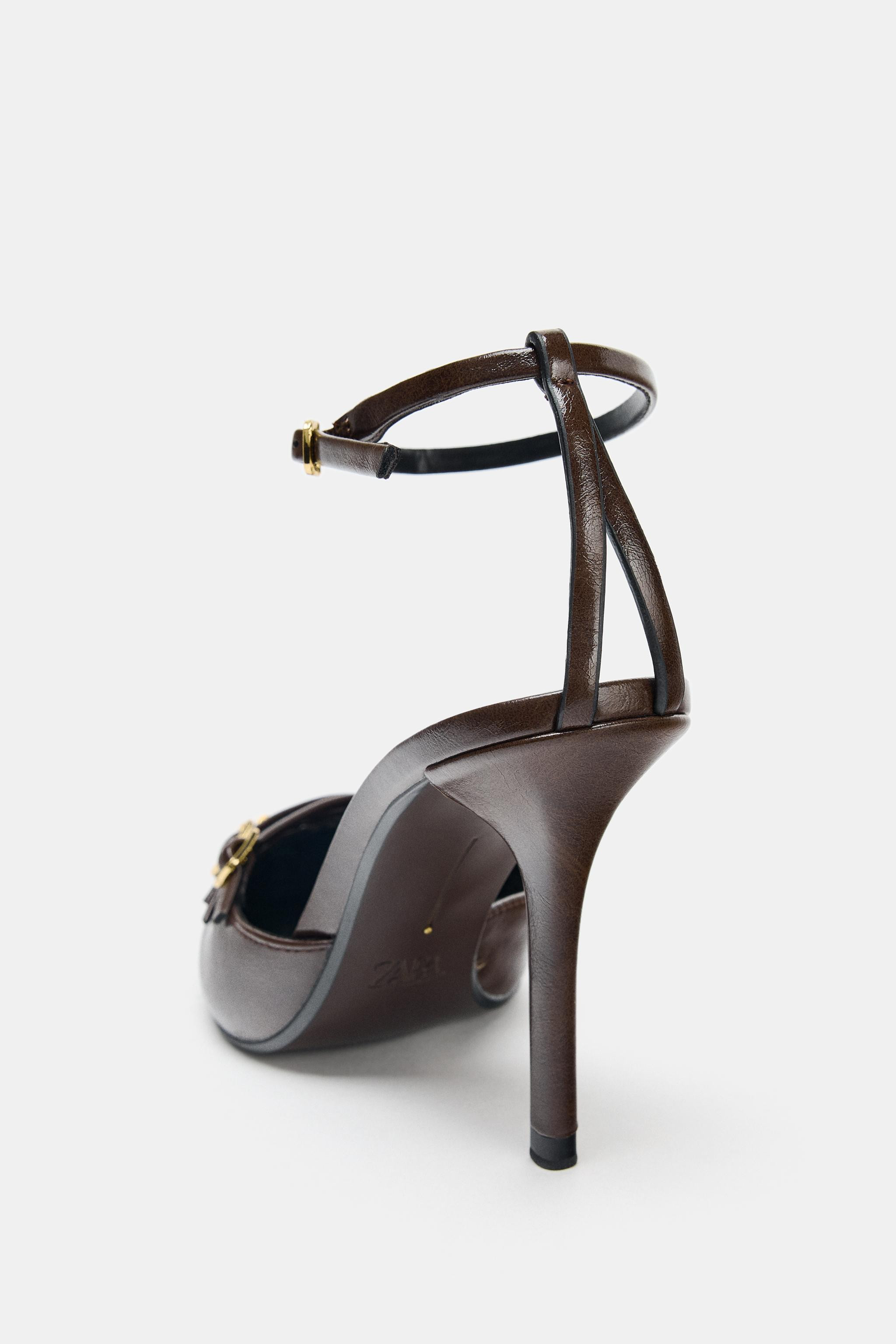 BUCKLED SLINGBACK HEELS | Zara US