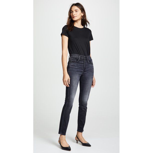 3x1 Women's RAVEN NIGHT W3 Straight Authentic High-Rise Jeans, 29 | Walmart (US)