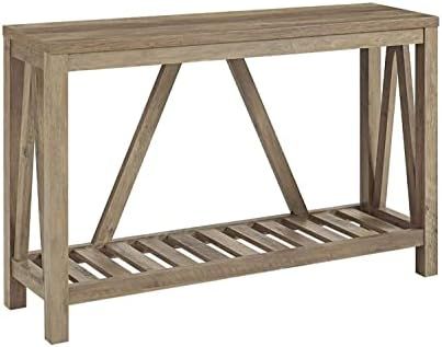 Walker Edison Modern Farmhouse Accent Entryway Table Entry Table Living Room End Table, 52 Inch, ... | Amazon (US)