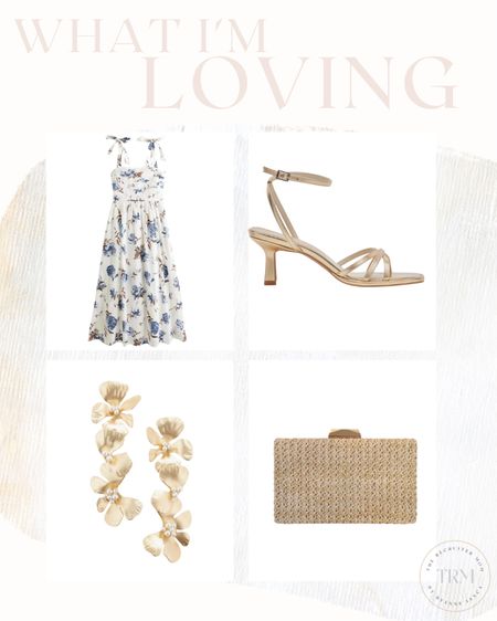 What I'm Loving 

Floral dress  heels  gold heels  gold earrings  neutral purse  style guide   Outfit  spring outfit  style guide  

#LTKshoecrush #LTKstyletip #LTKSeasonal