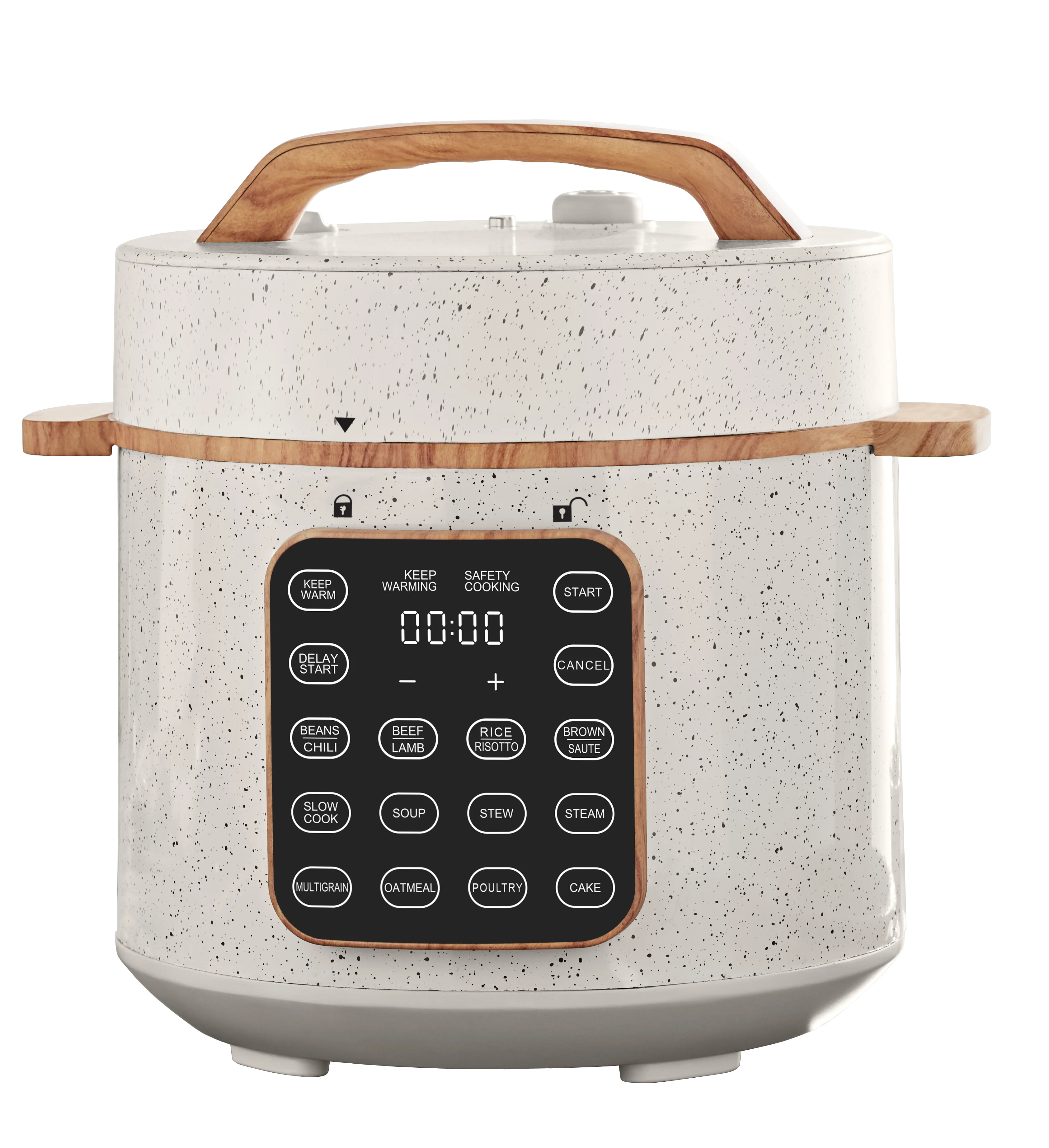 The Pioneer Woman 6 Qt Pressure Cooker with Touch Control Display, Linen Speckle, New | Walmart (US)