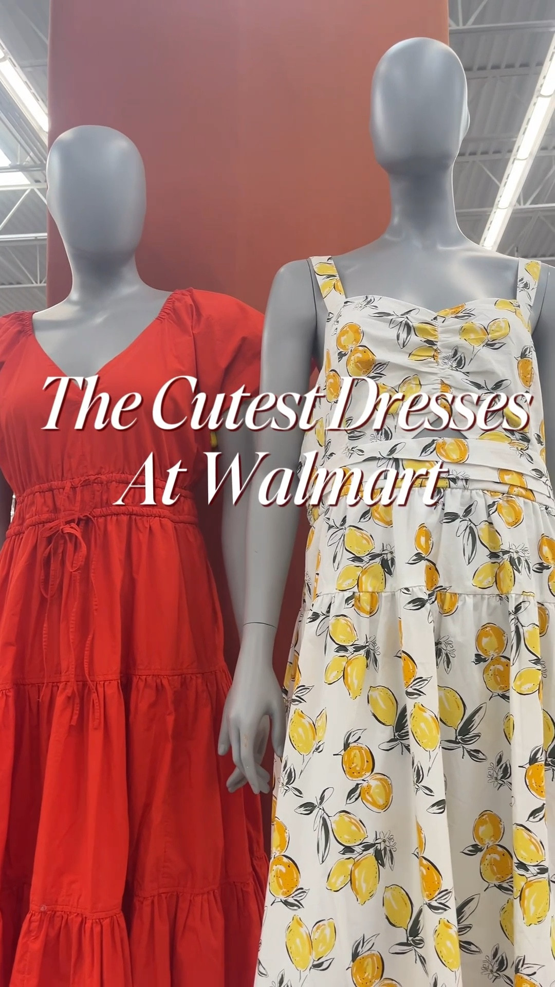 Lemon print sundress and bold orange tiered dress spotted at Walmart. Budget friendly summer fashion, perfect for brunch, vacation, or everyday wear. Easy, breezy, and under $40. Your warm weather wardrobe just got an upgrade.

#LTKOver40 #LTKFindsUnder50 #LTKStyleTip