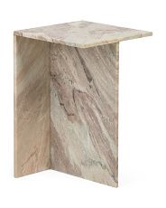 20in Torrento Marble Accent Table | Furniture & Lighting | Marshalls | Marshalls