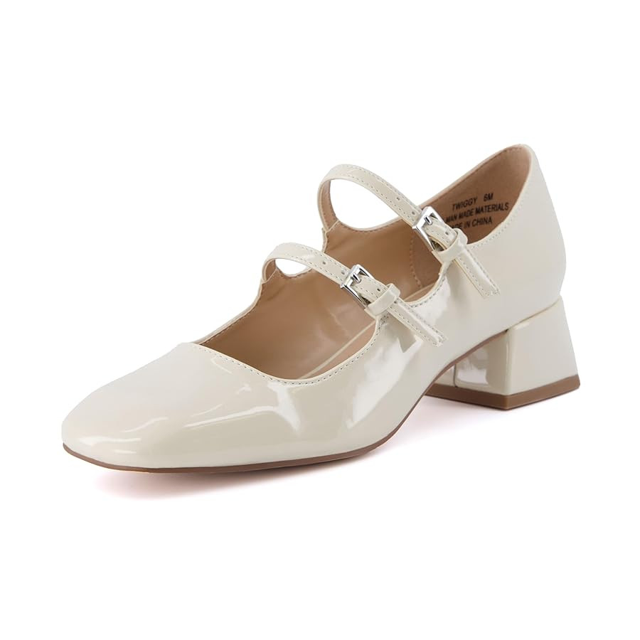 CUSHIONAIRE Women's Twiggy Mary Jane Dress Shoe +Memory Foam, Wide Widths Available | Amazon (UK)