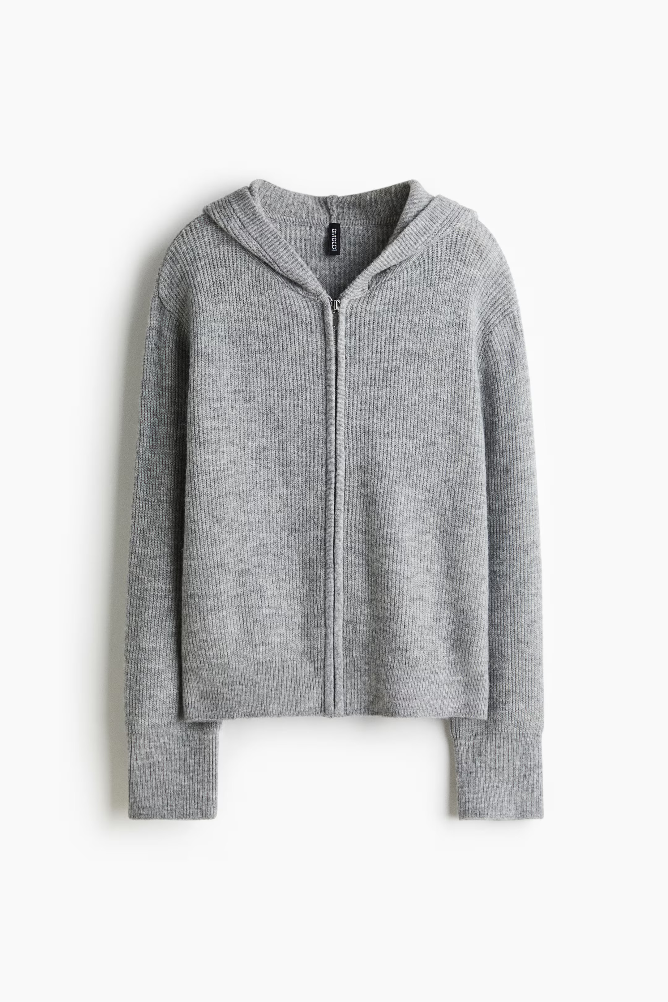 Hooded zip-through cardigan | H&M (UK, MY, IN, SG, PH, TW, HK)
