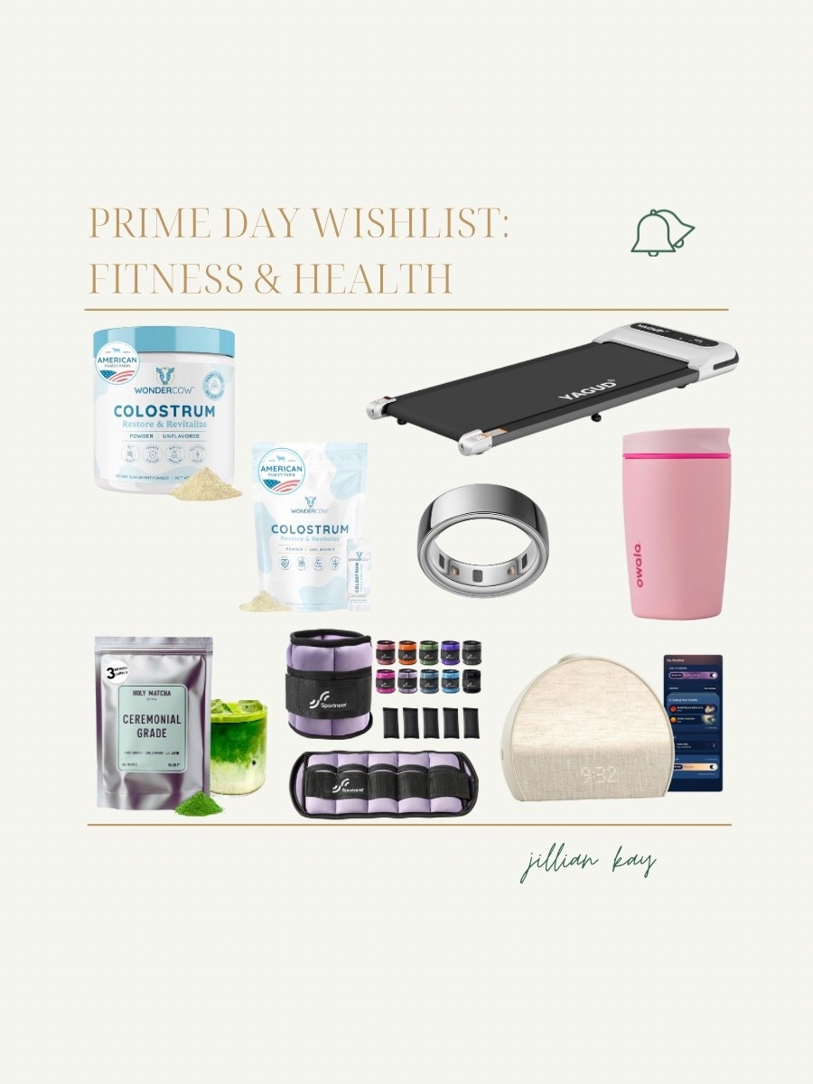 Prime day deals wishlist: fitness and health essentials 

Ig: @jkyinthesky

#walkingpad #colostrum #ouraring #matcha #hatchalarmclock #owala #weightedbangles 

#LTKSaleAlert #LTKHome #LTKActive