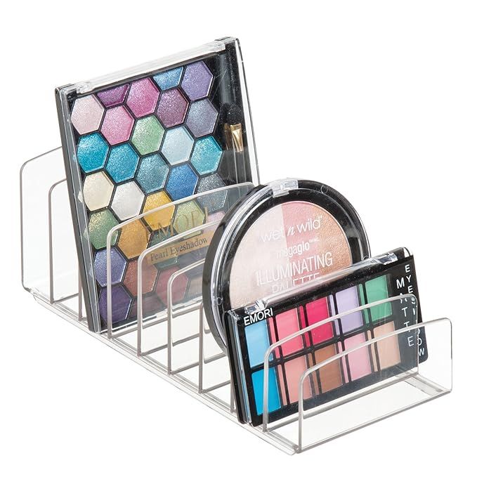 InterDesign Clarity Vertical Plastic Palette Organizer for Storage of Cosmetics, Makeup, and Acce... | Amazon (US)