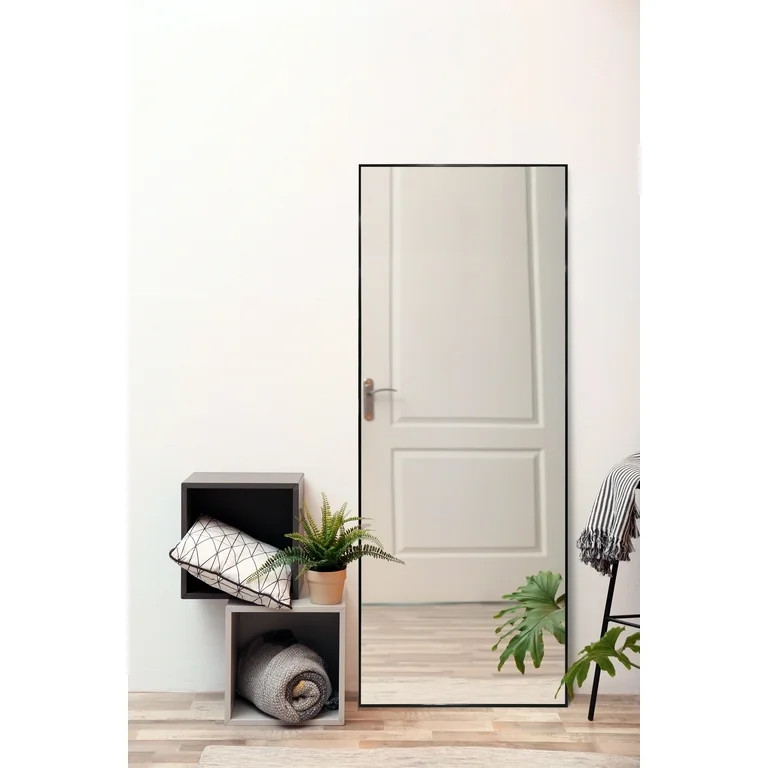 Better Homes & Gardens Metal Oversized Full Length Mirror, 27X70 IN, Black Finish - Walmart.com | Walmart (US)