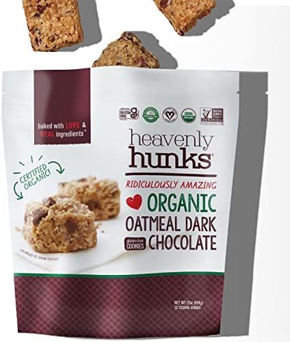 Heavenly Hunks Organic Oatmeal Dark Chocolate, 22 oz Bag | Amazon (US)