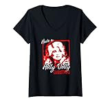Womens Have a Holly Dolly Christmas V-Neck T-Shirt | Amazon (US)