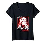 Womens Have a Holly Dolly Christmas V-Neck T-Shirt | Amazon (US)