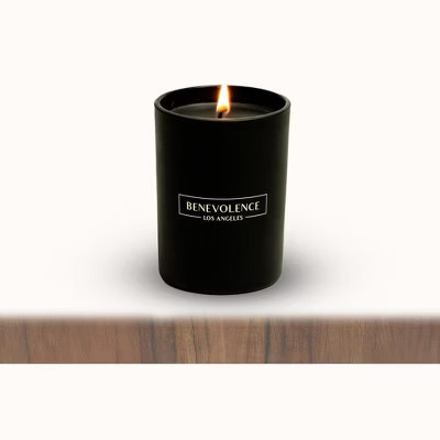 Benevolence LA  Black Wax  Scented Candle With Santal Scent- 10 oz | Target