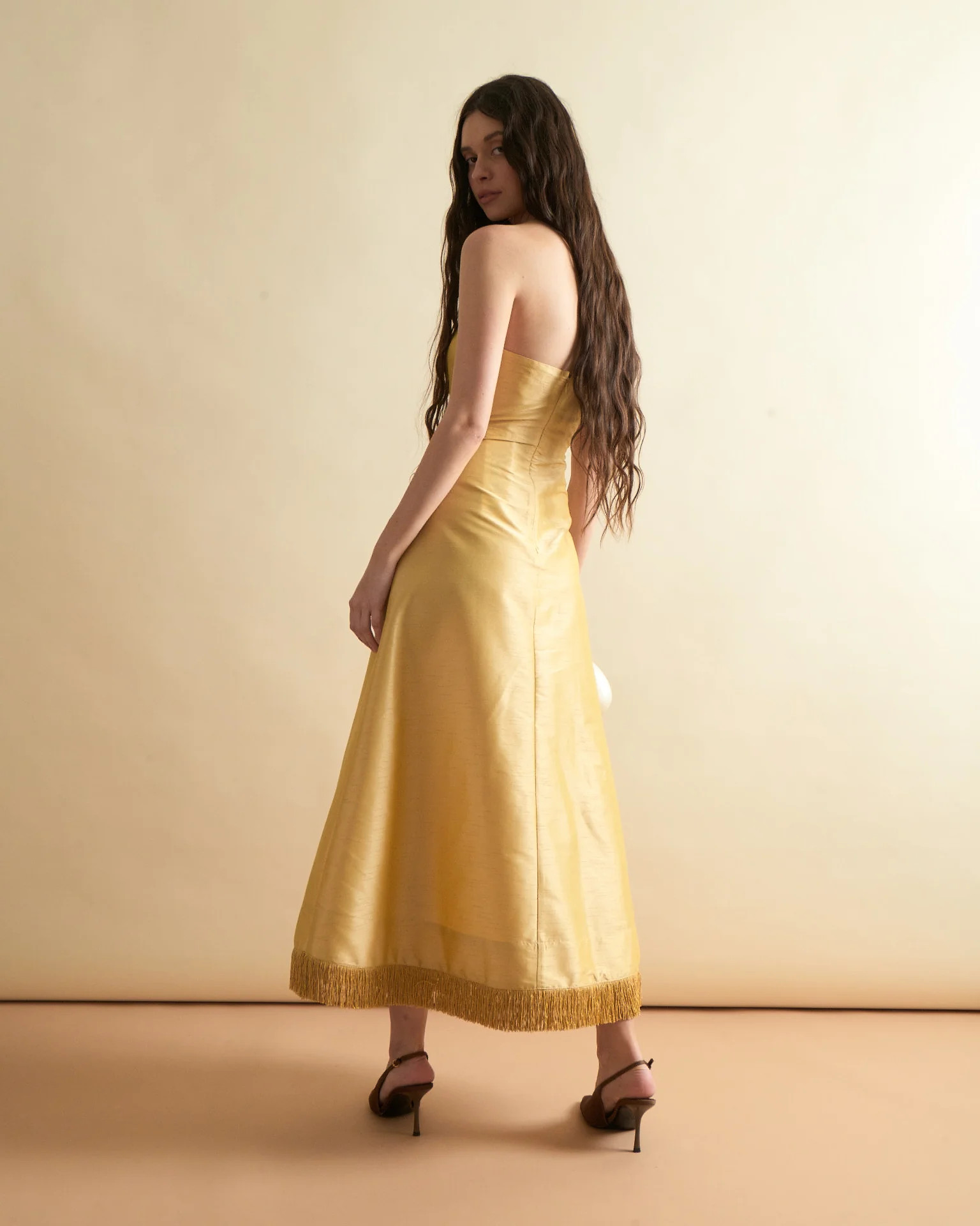 Katherine Dress in Lemon Yellow | Louise New York