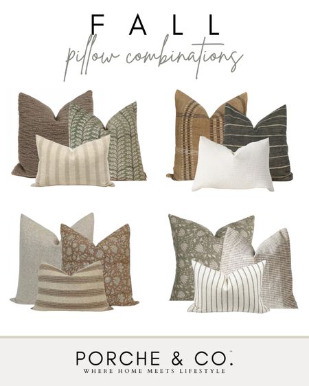 Fall pillow combinations, fall pillows, pillow combinations, throw pillows, Etsy shops 

#LTKstyletip #LTKSeasonal #LTKhome