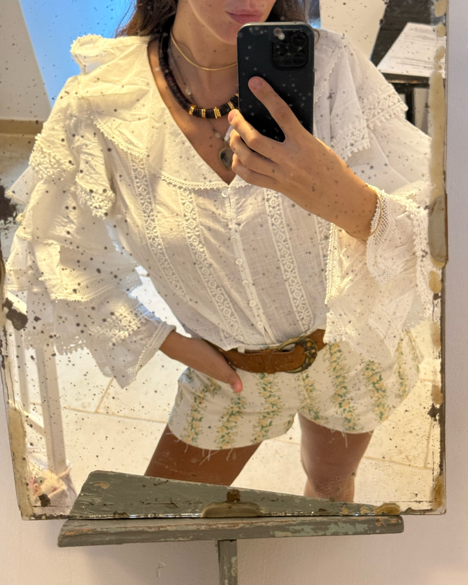 Not over this fit, especially that blouse

#LTKsummer