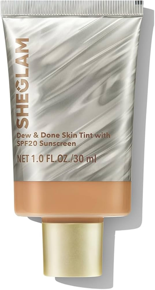 SHEGLAM Dew & Done Skin Tint with SPF20 Light-medium Coverage Foundation Evens Skin Tone-Honey | Amazon (US)