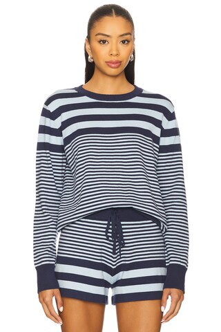 BEACH RIOT Jolene Sweater in Ivy Stripe from Revolve.com | Revolve Clothing (Global)